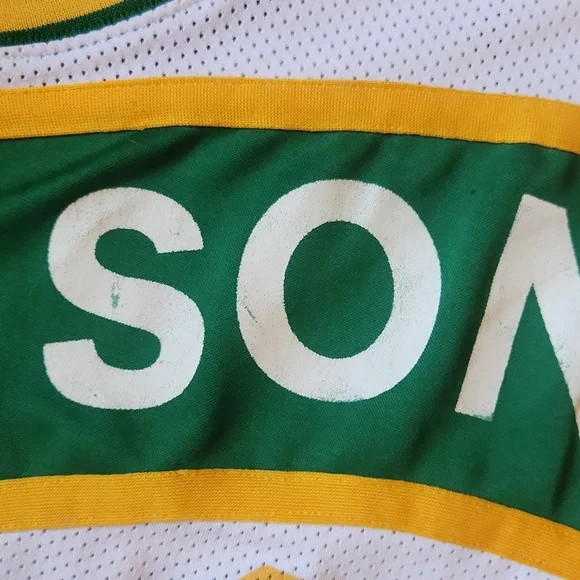 Gary Payton Seattle SuperSonics Mitchell & Ness Swingman Basketball Jersey #20 - Picture 10 of 12